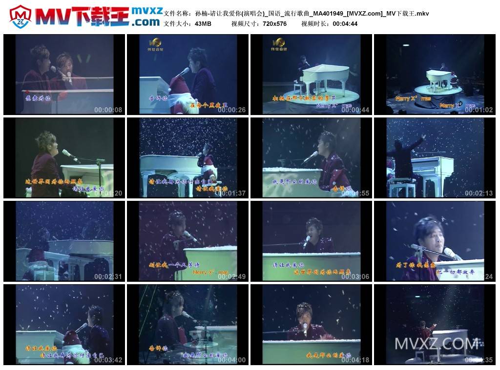 孙楠-请让我爱你(演唱会)_国语_流行歌曲_MA401949